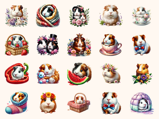 Guinea Pigs Clipart