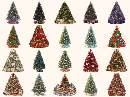 Christmas Trees Clipart
