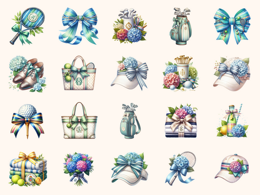 Preppy Country Club Clipart