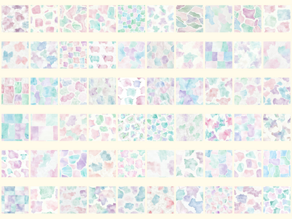 Pastel Cowhide Digital Paper