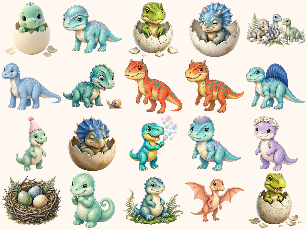 Baby Dinosaurs Clipart