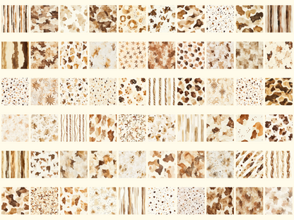 Desert Cowhide Digital Paper