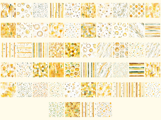 Honey Garden Digital Paper