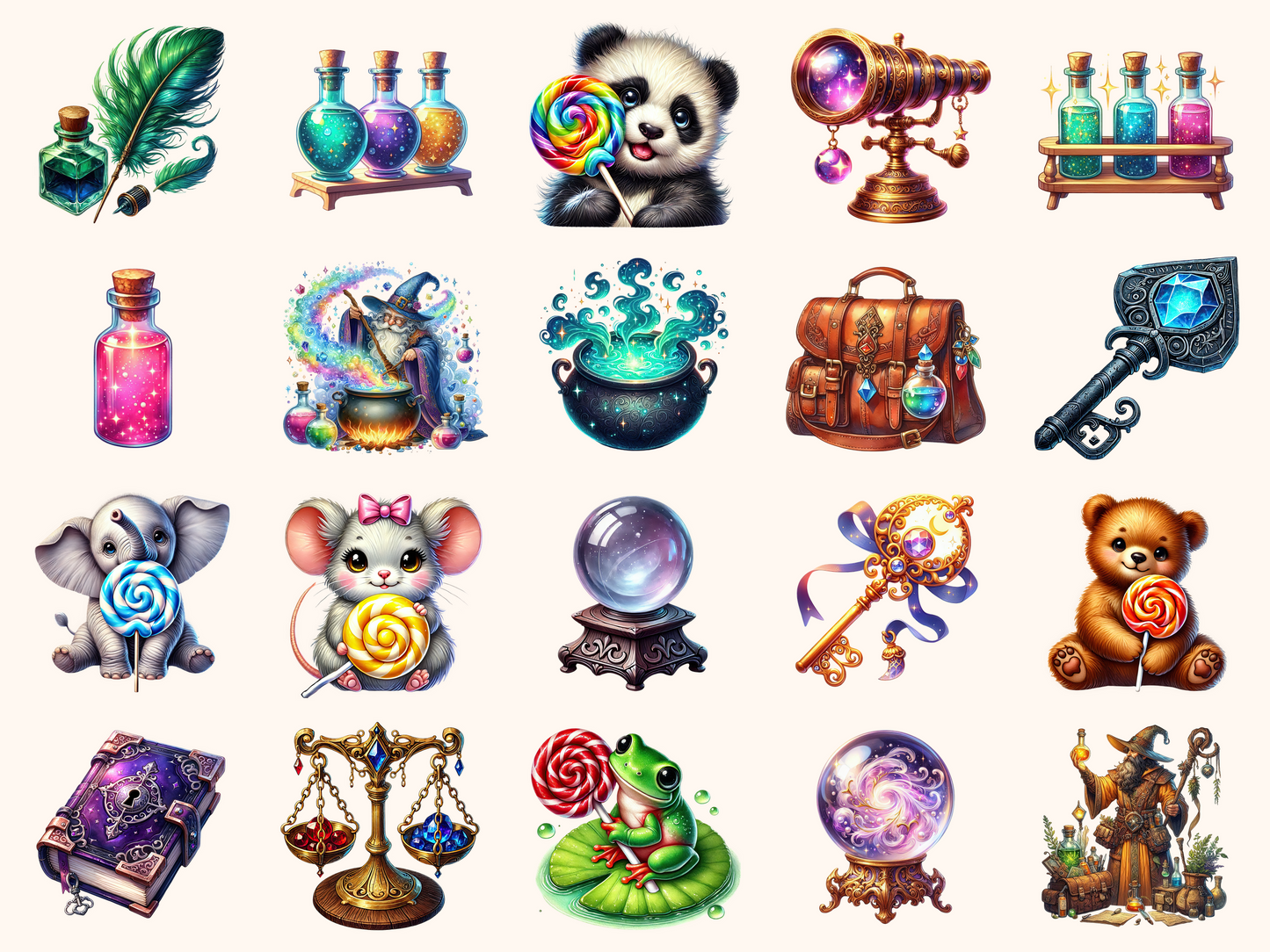 Wizard's Supplies Clipart