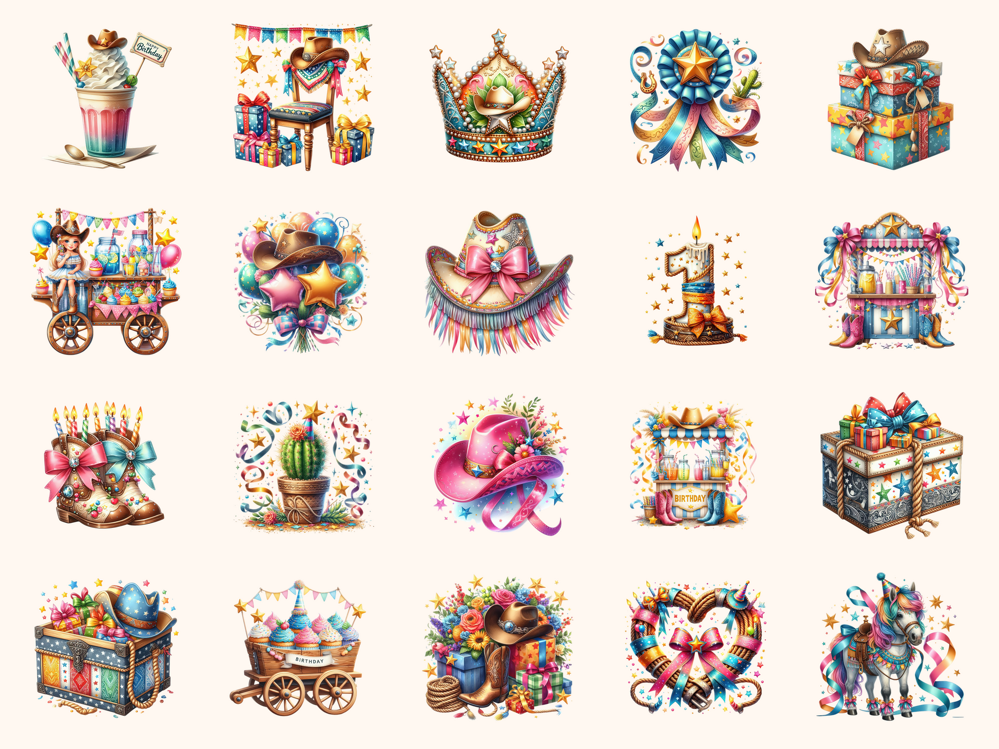 Rodeo Birthday Clipart