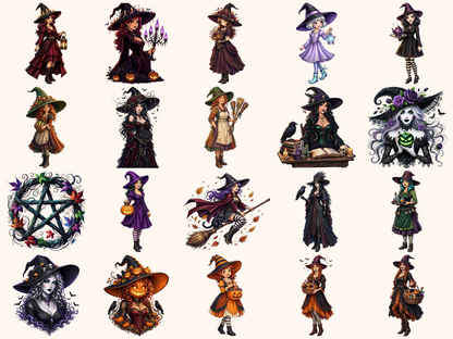 Halloween Witches Clipart