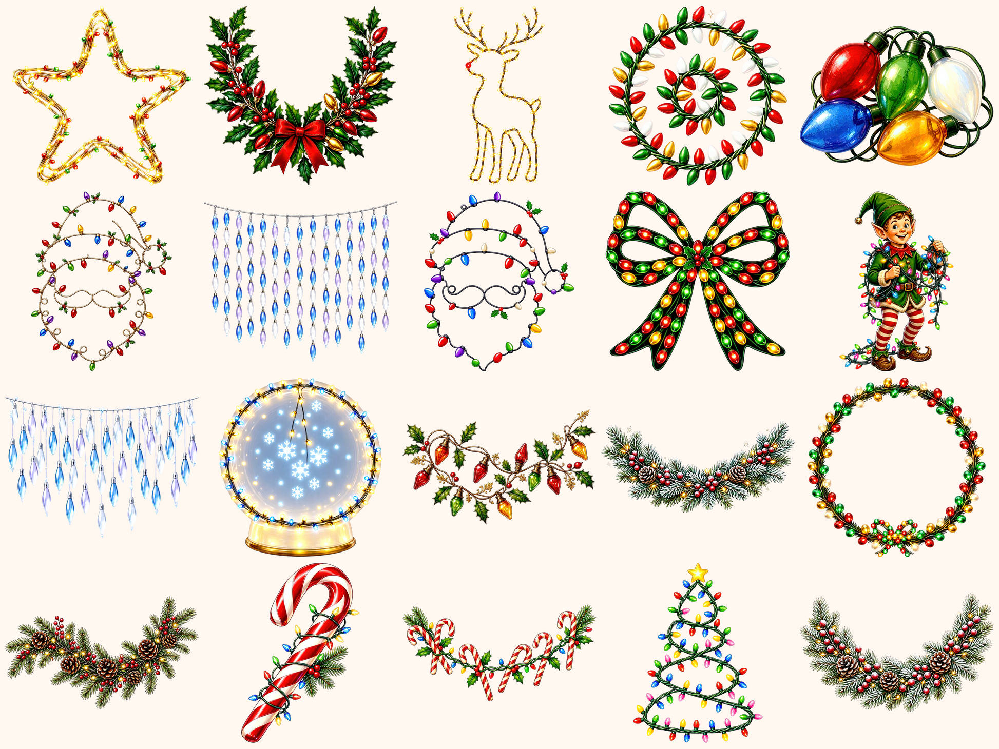 Christmas Lights Clipart