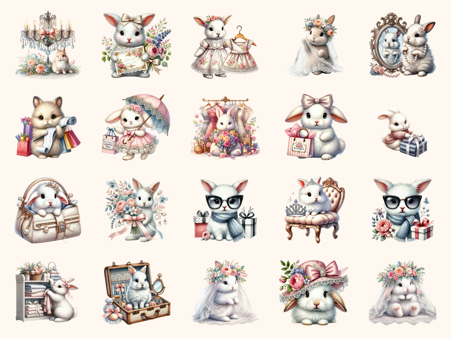 Bunny Boutique Clipart