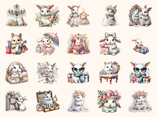 Bunny Boutique Clipart