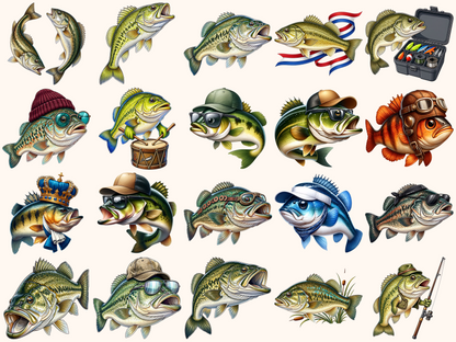 Bass Fish Clipart