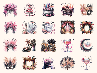 Haunted Cabaret Clipart