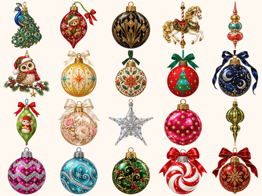 Christmas Ornaments Clipart
