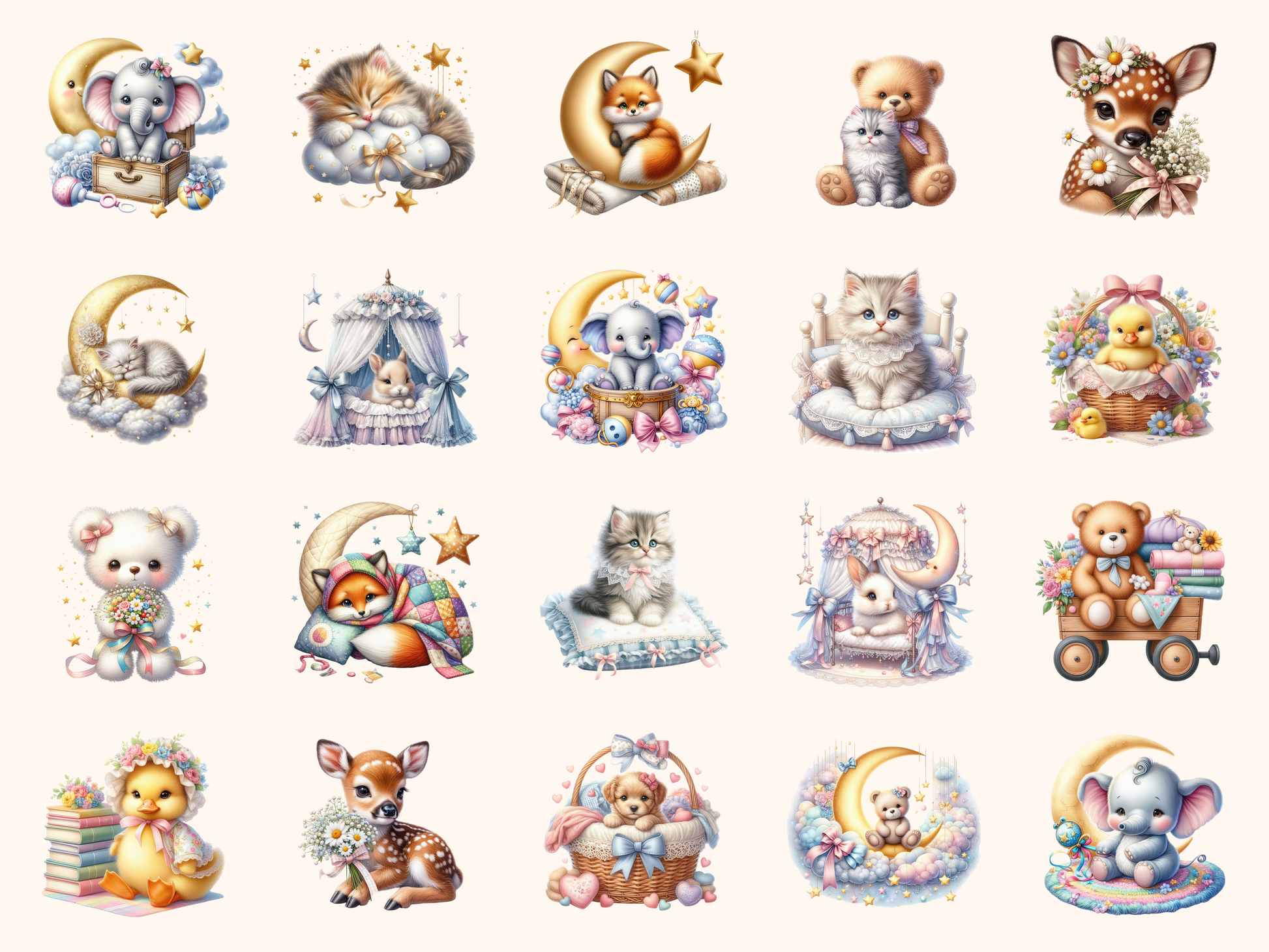 Nursery Animals Clipart