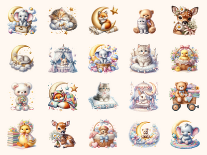 Nursery Animals Clipart