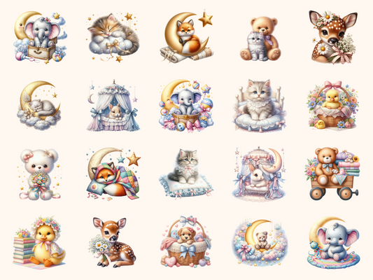 Nursery Animals Clipart