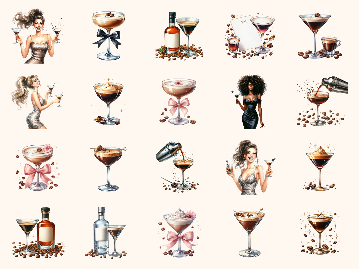 Espresso Martini Clipart