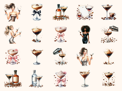 Espresso Martini Clipart