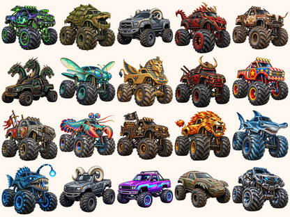 Monster Trucks Clipart