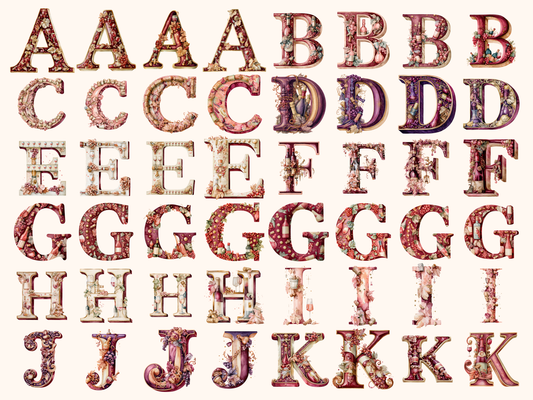 Wine Alphabet & Numbers