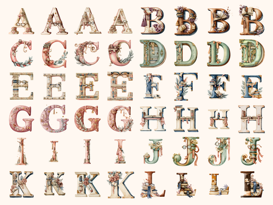 Book Lover Alphabet & Numbers