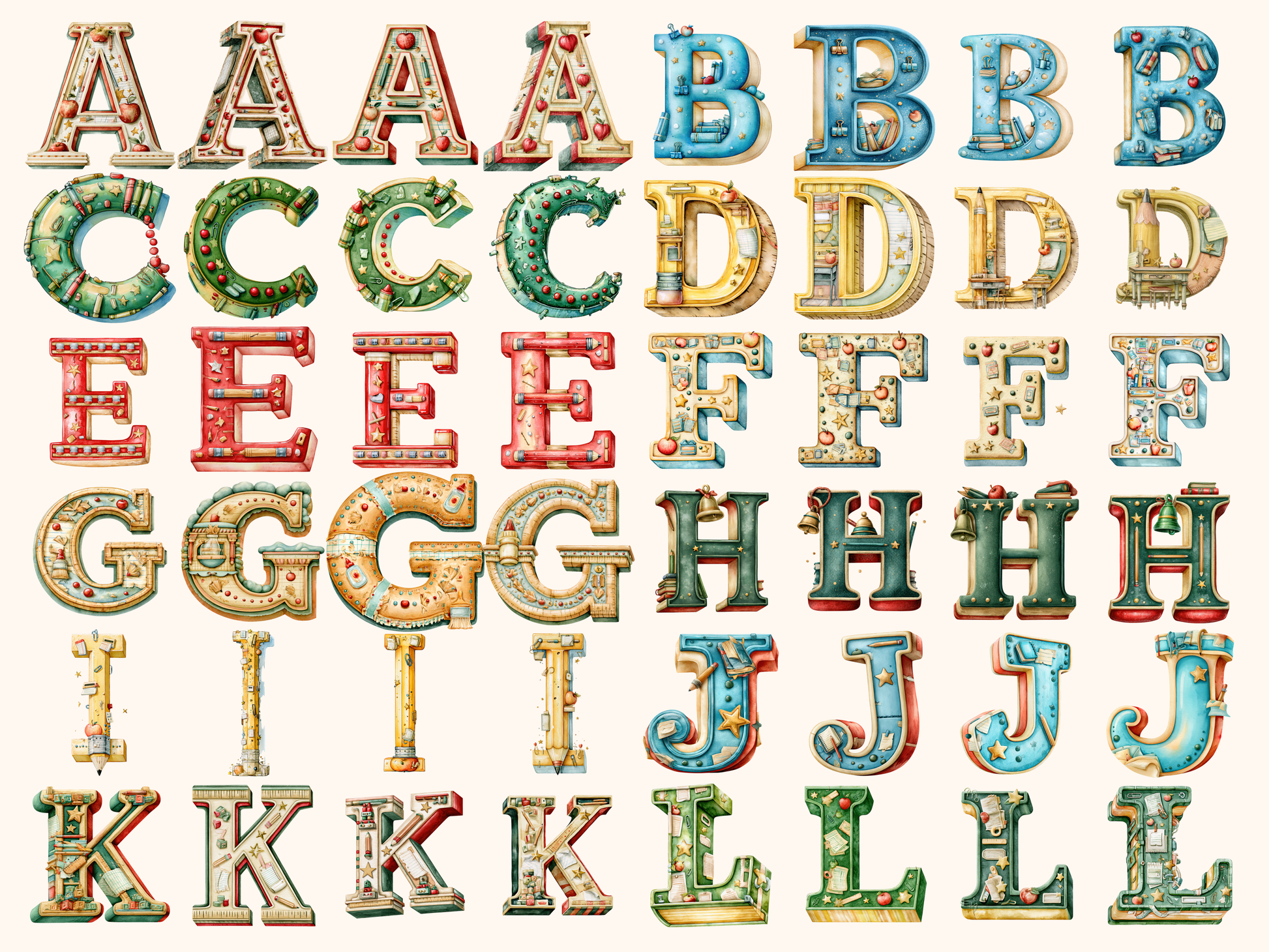 Teacher Alphabet & Numbers