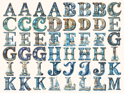 Sailing Alphabet & Numbers