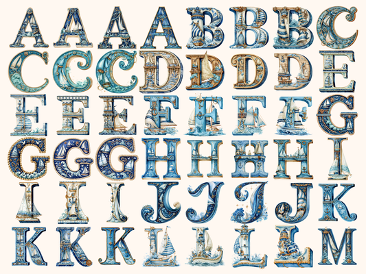 Sailing Alphabet & Numbers