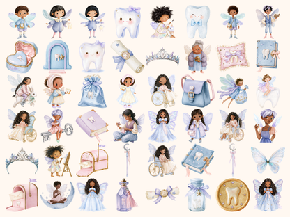 Tooth Fairy Watercolor Clipart