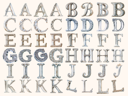 Diamond Bling Alphabet & Numbers