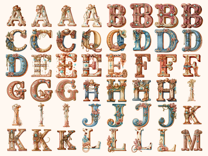 Western Cowgirl Alphabet & Numbers
