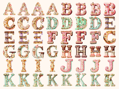 Sweet Treats Alphabet & Numbers