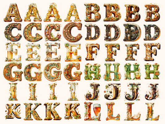 Beer Alphabet & Numbers