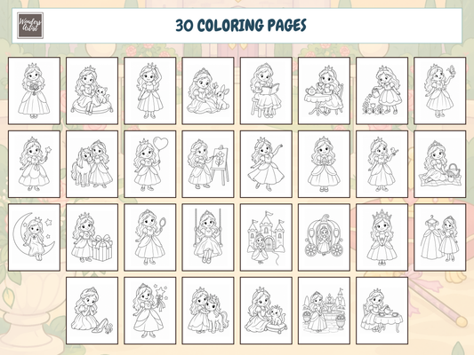Little Princess Coloring Book