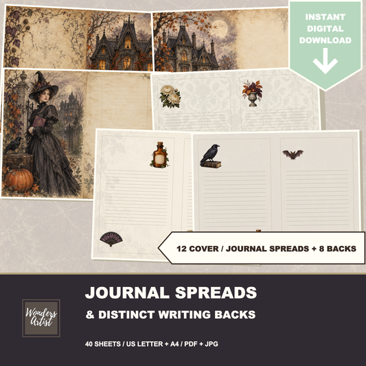 Haunted House Halloween Journal Kit