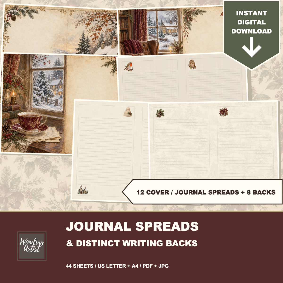 Winter Cottage Journal Kit — listing image 2