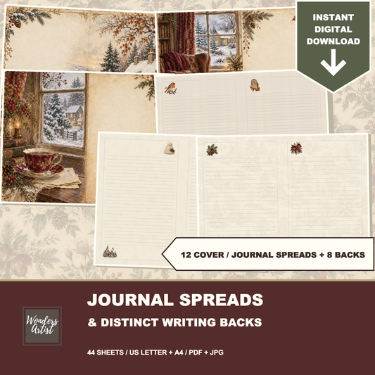 Winter Cottage Journal Kit
