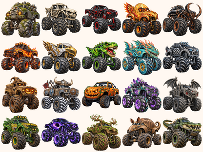 Monster Trucks Clipart