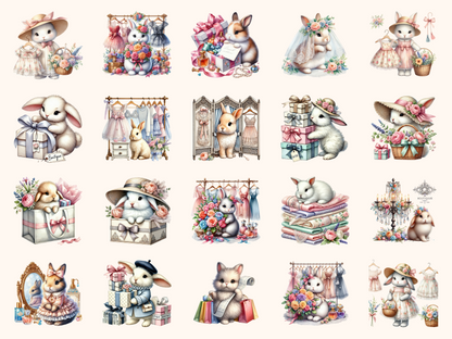 Bunny Boutique Clipart