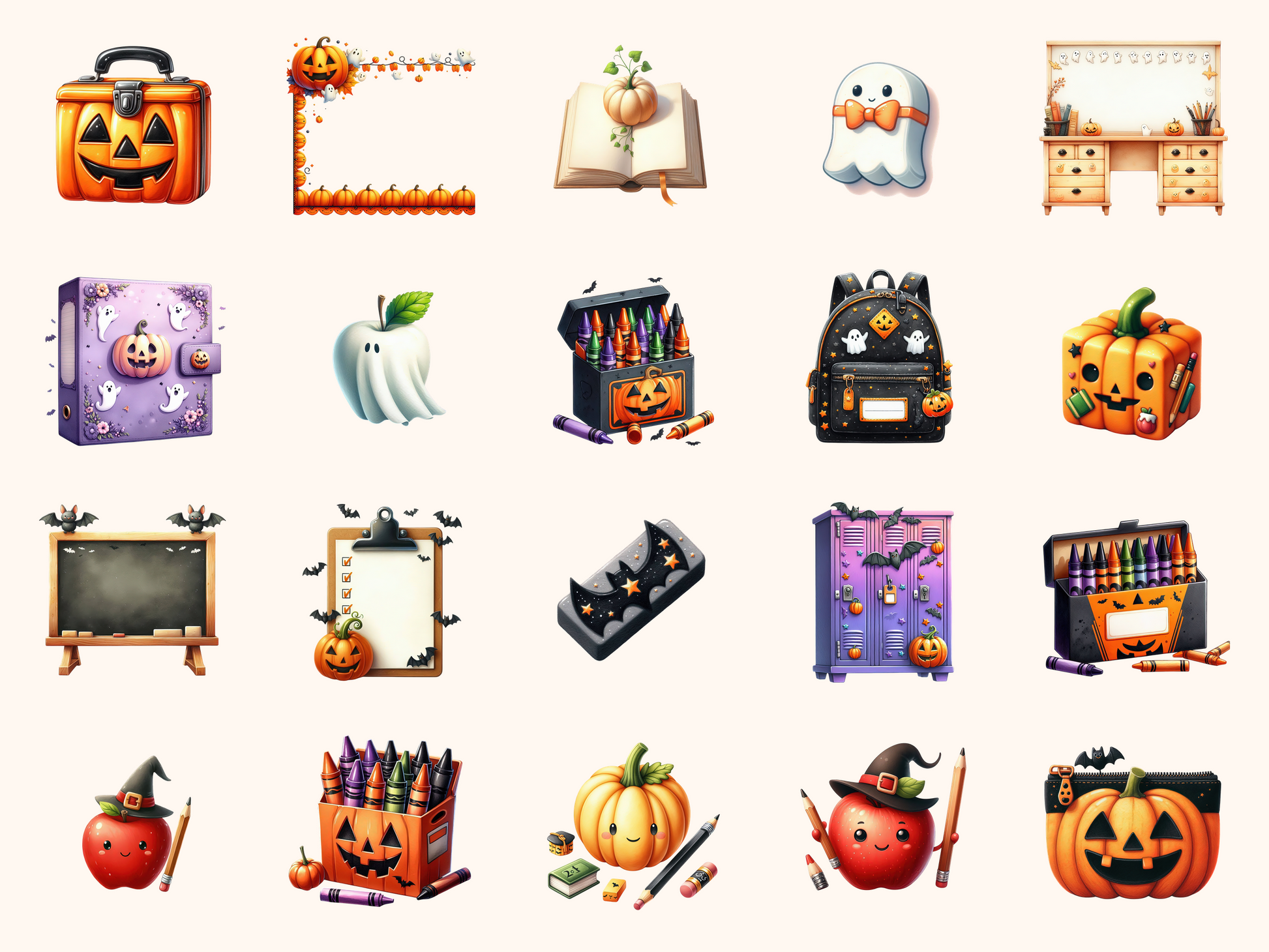 Halloween Classroom Clipart