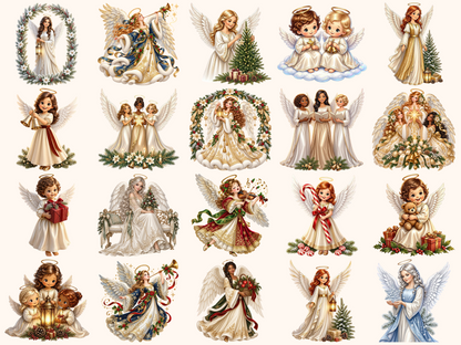 Christmas Angels Clipart