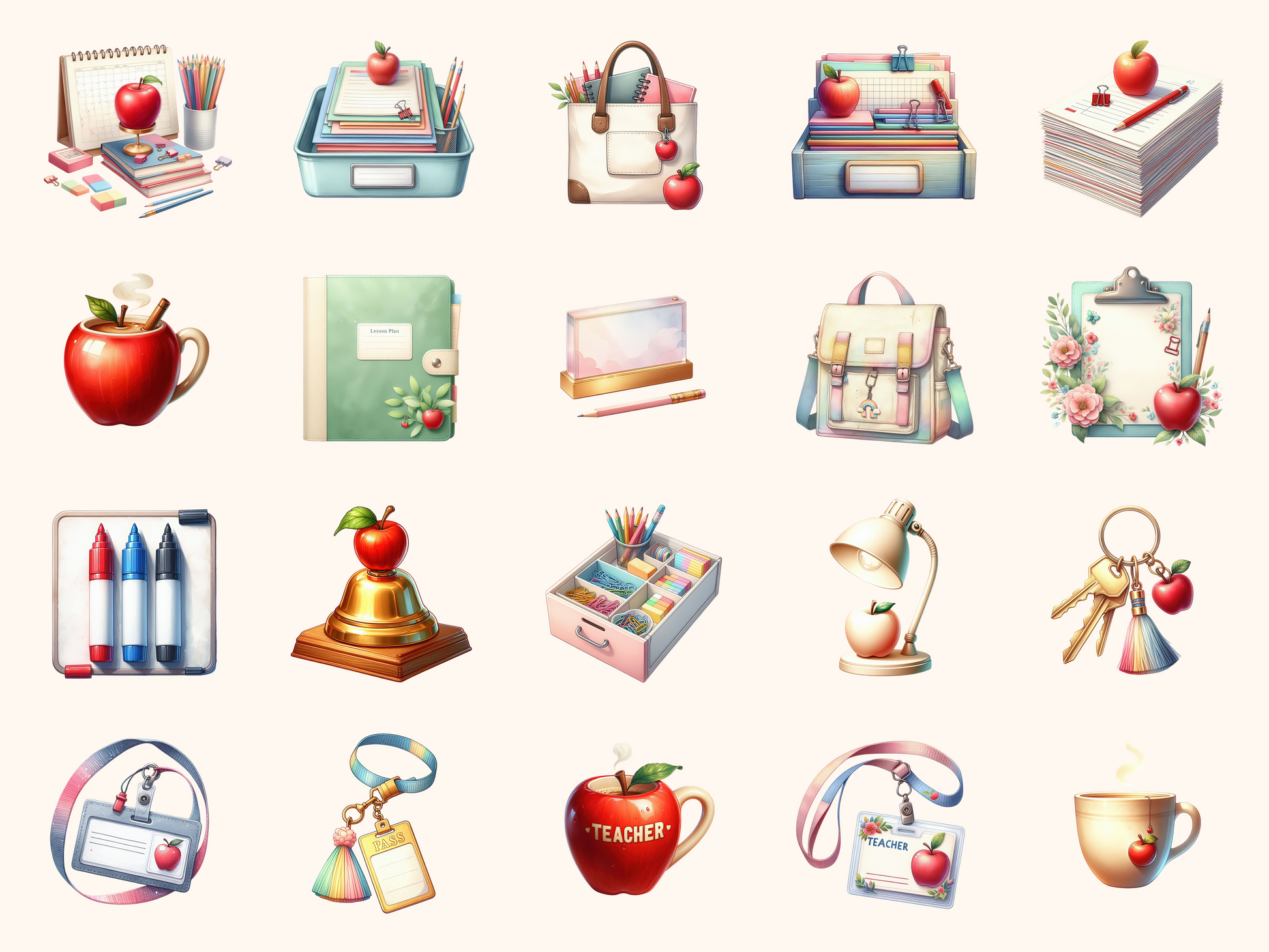 Teacher Desk Clipart