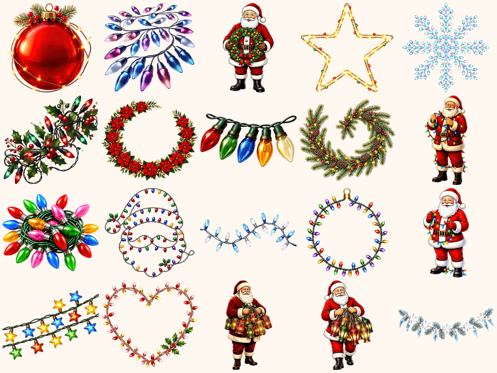 Christmas Lights Clipart