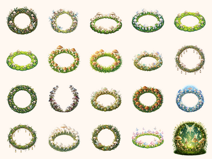 Fairy Rings Clipart