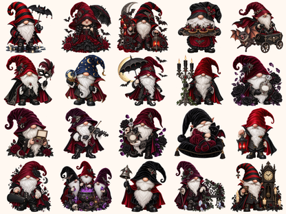 Vampire Gnomes Clipart — listing preview 2
