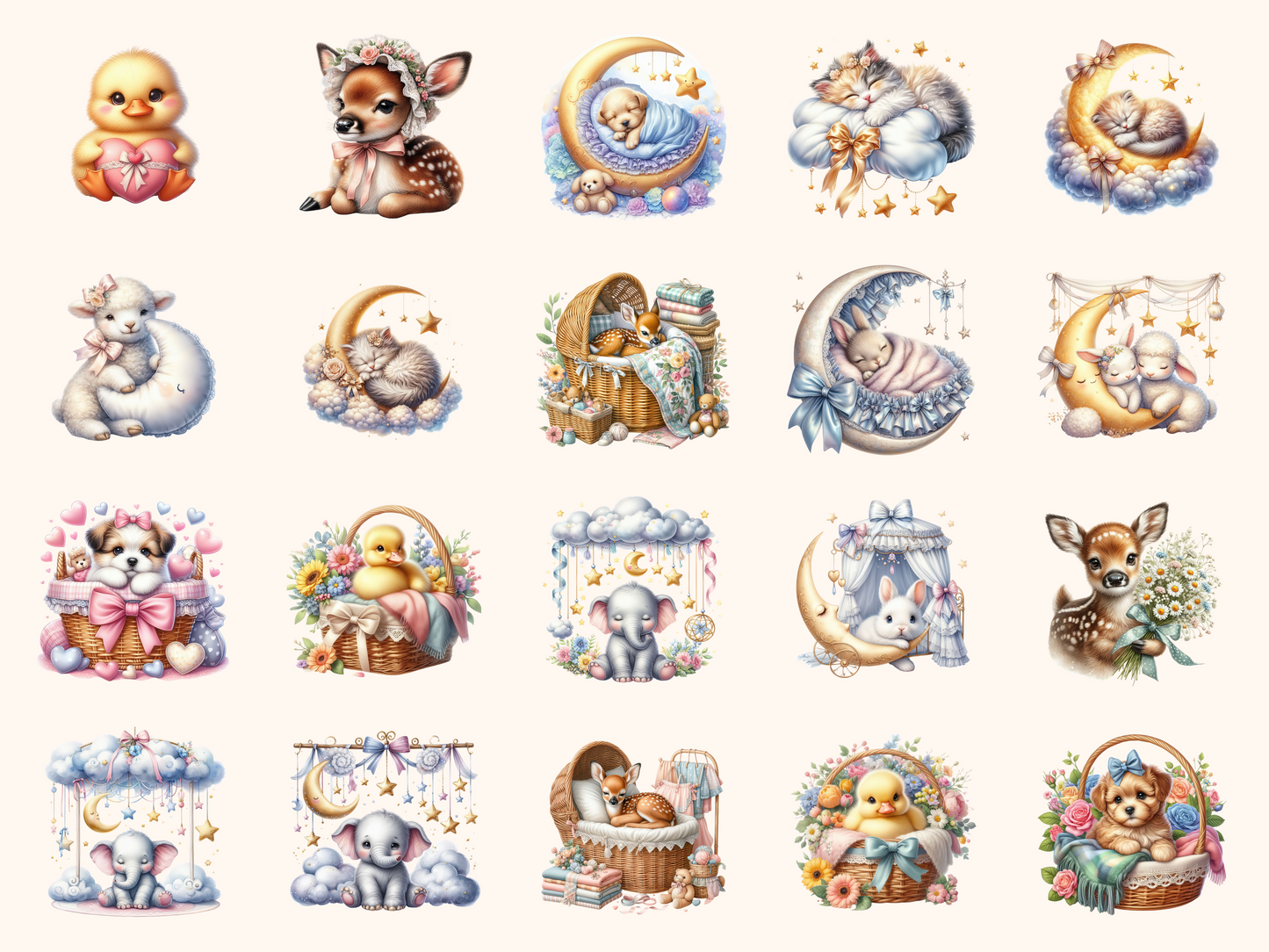 Nursery Animals Clipart