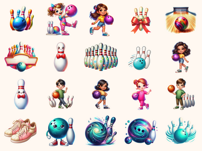 Bowling Clipart
