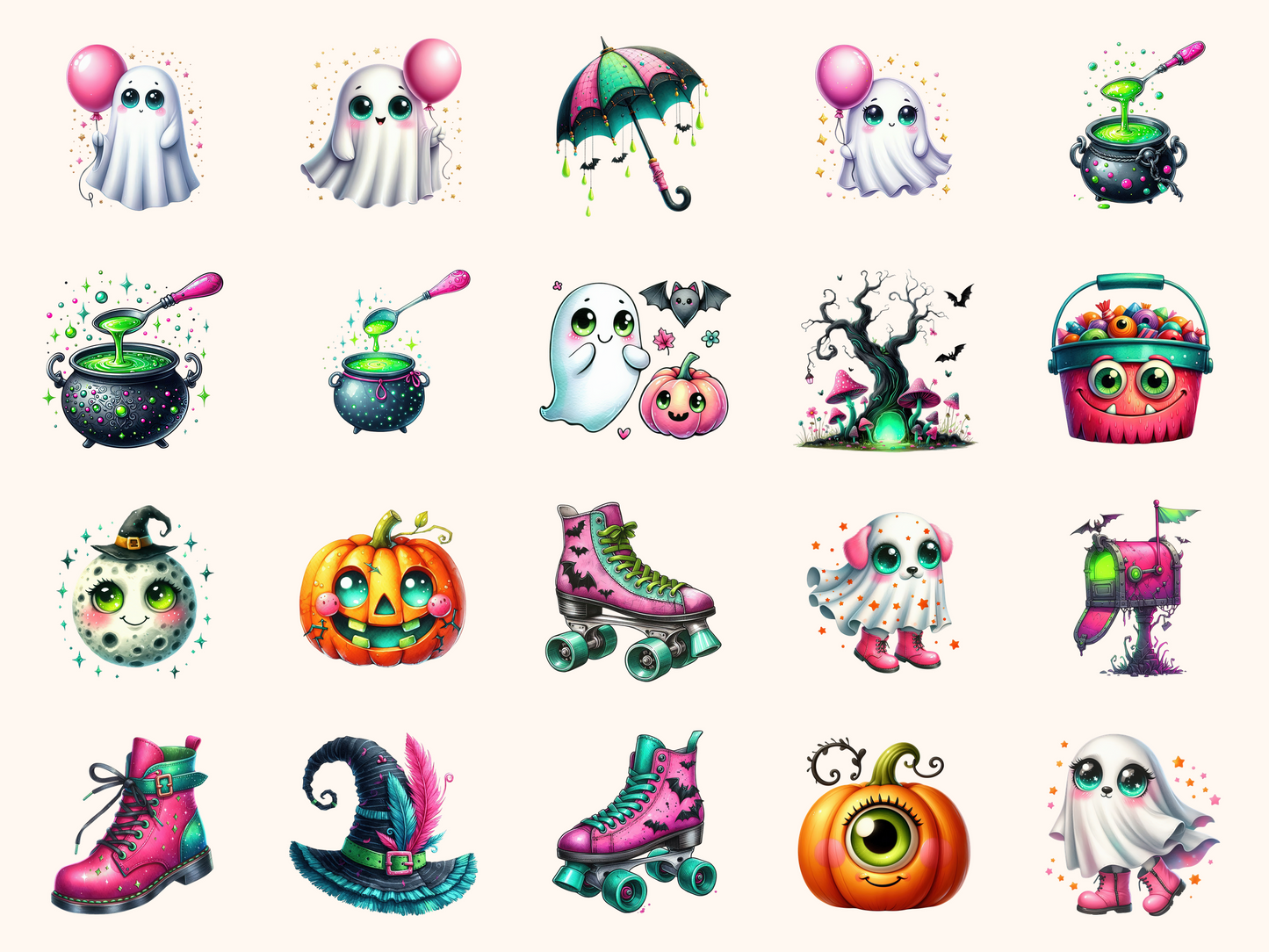 Whimsy Halloween Clipart