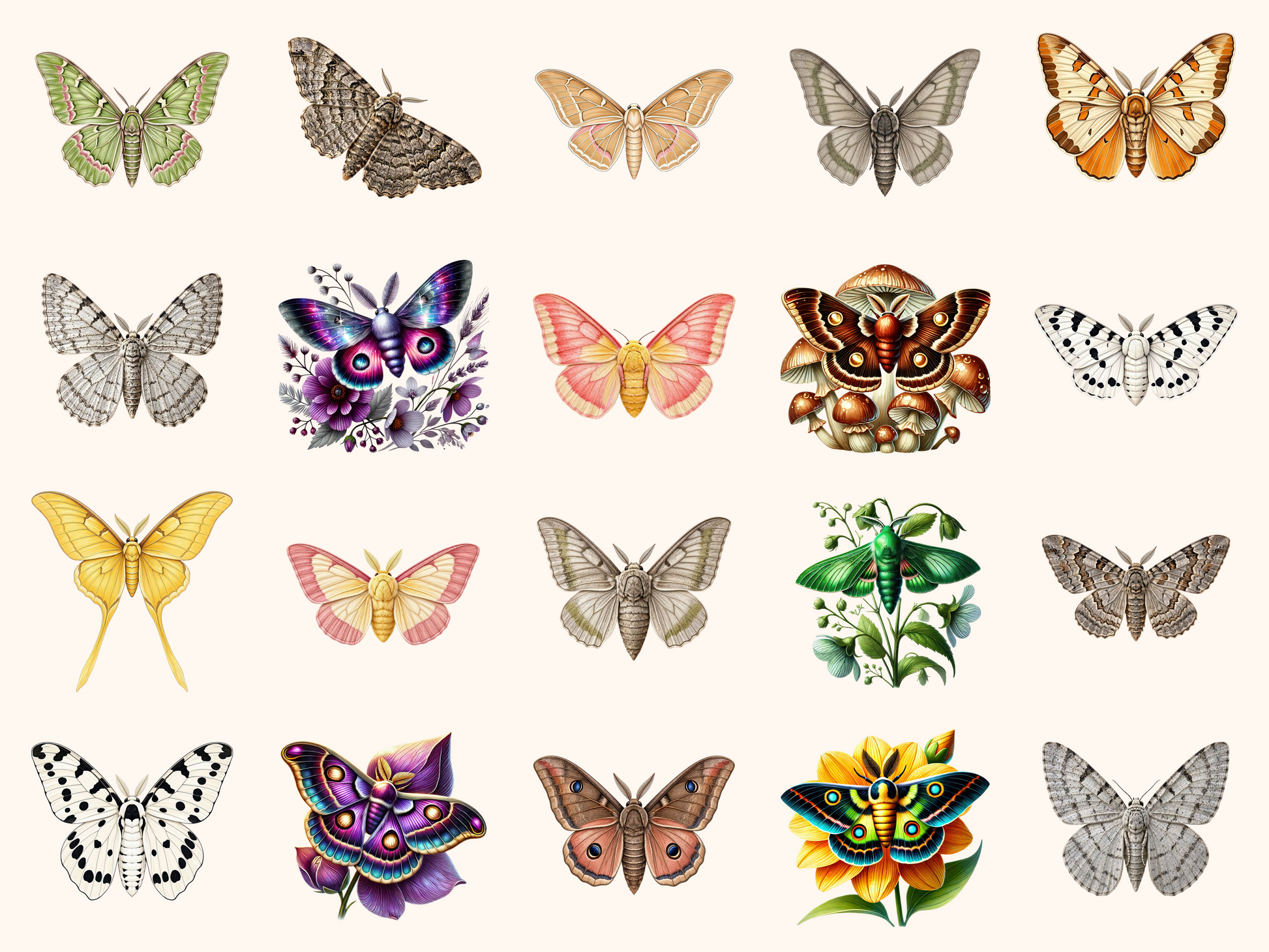 Moths Clipart