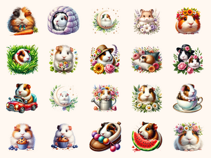 Guinea Pigs Clipart