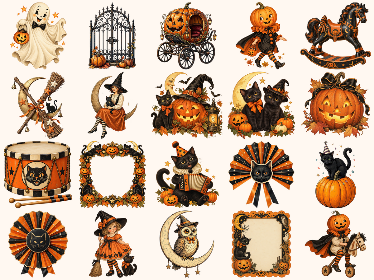 Vintage Halloween Clipart